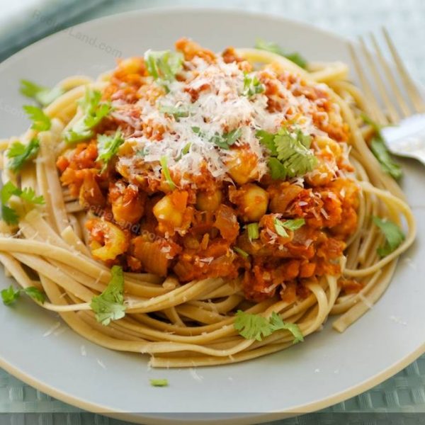 Boloňské špagety bez masa